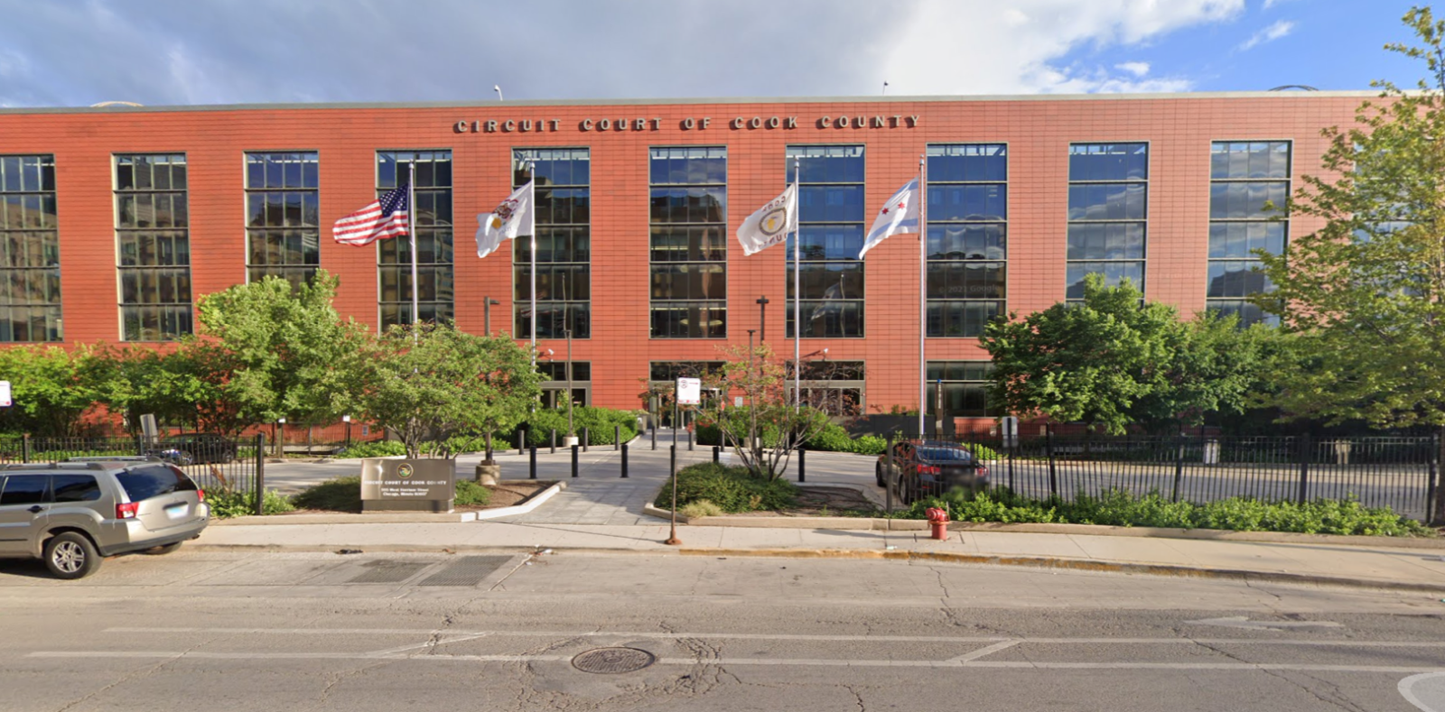 Exterior view of the Cook County Domestic Violence Courthouse.