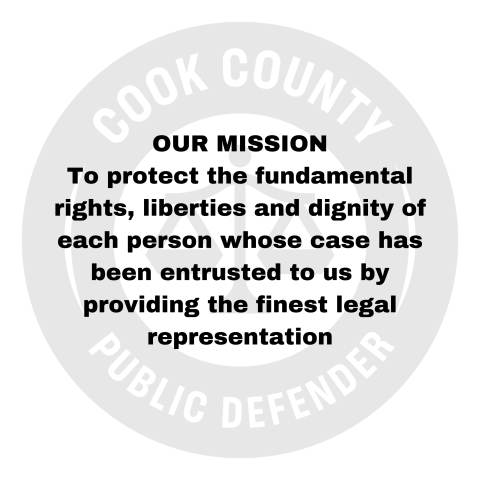 Our Mission: To protect the fundamental rights, liberties and dignity of each person whose case has been entrusted to us by providing the finest legal representation.